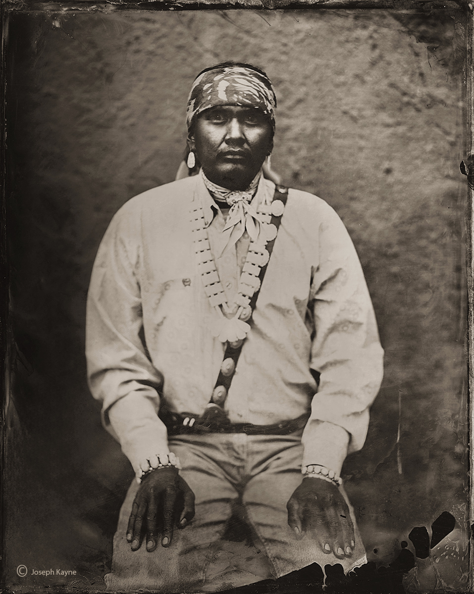 Born To The Salt People ClanBorn From The Water's Edge ClanWet Plate Collodion PortraitPhoto © copyright by Joseph Kayne