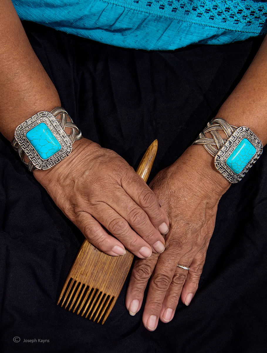 Hands, Comb & Turquoise