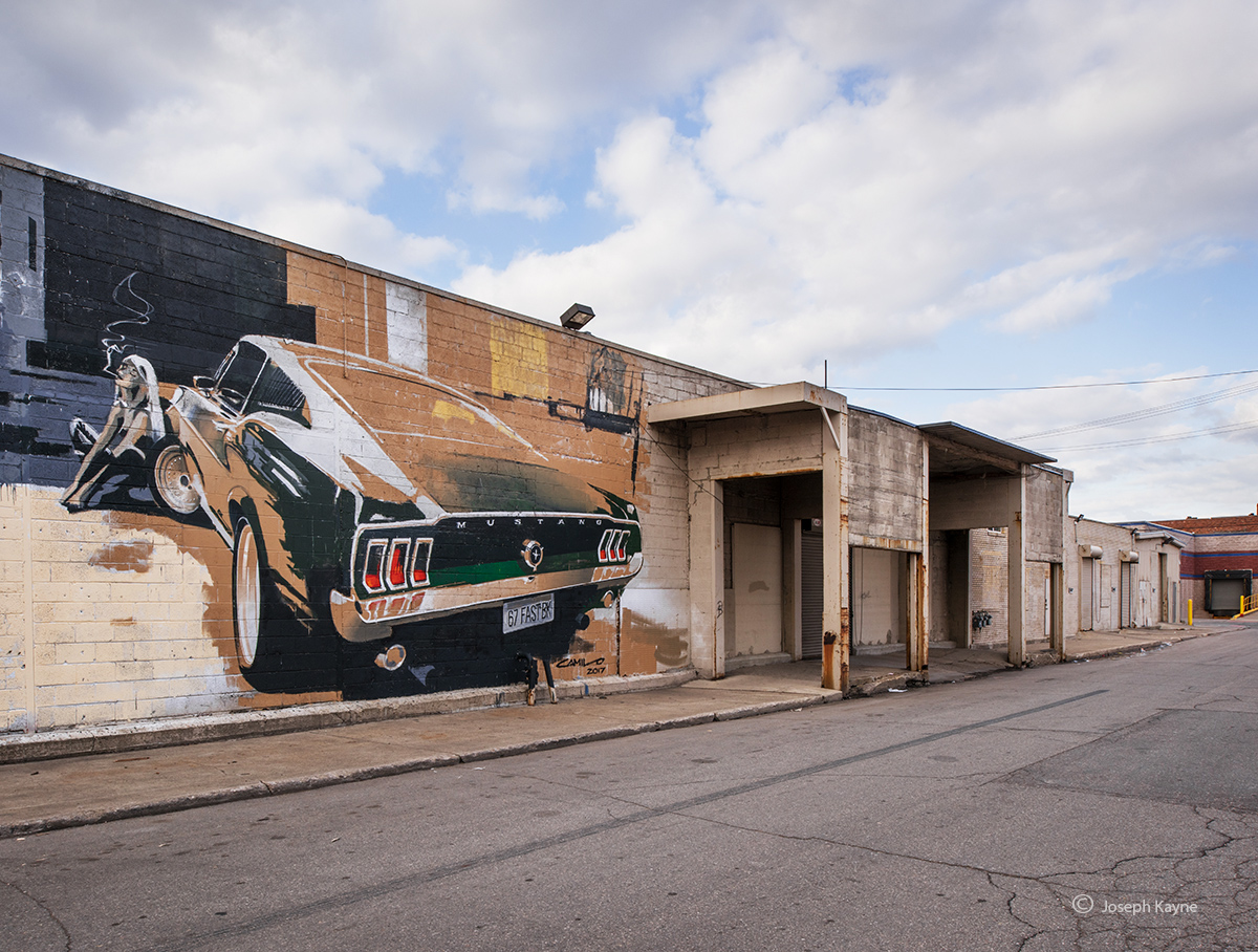 Old Mustang Mural