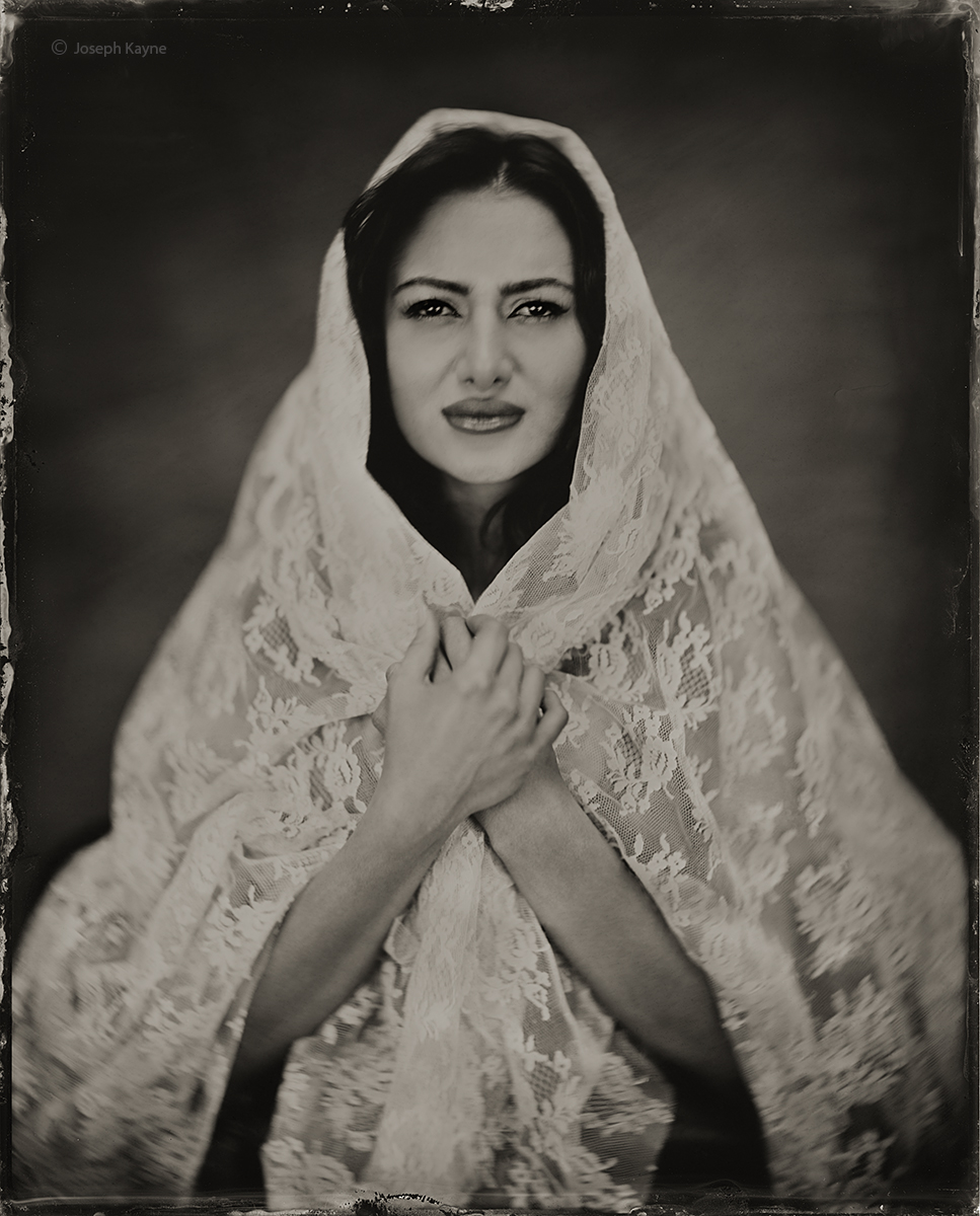 A Portrait Of The MadonnaWet Plate Collodion Tintype