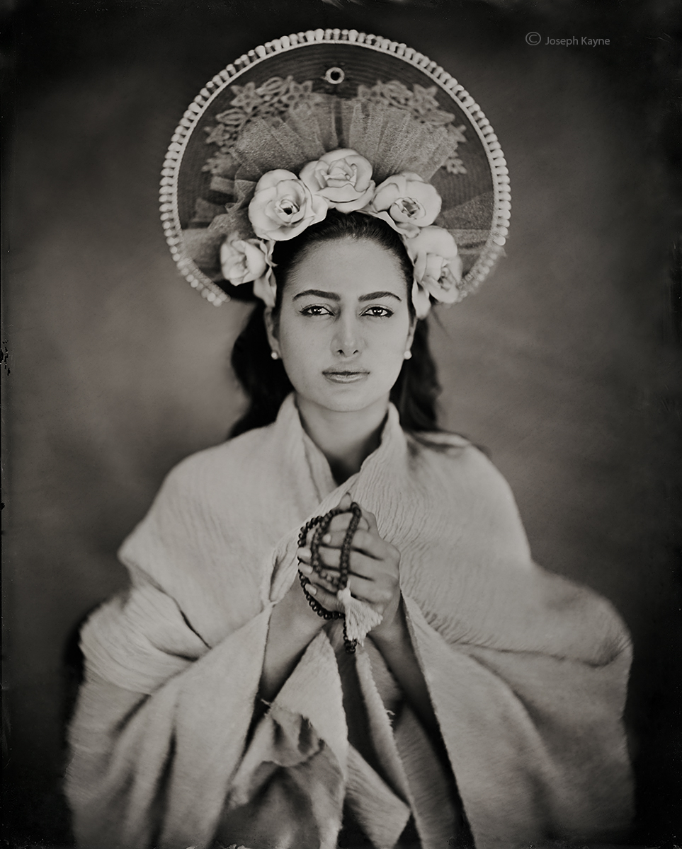 Portrait Of The MadonnaWet Plate Collodion Tintype