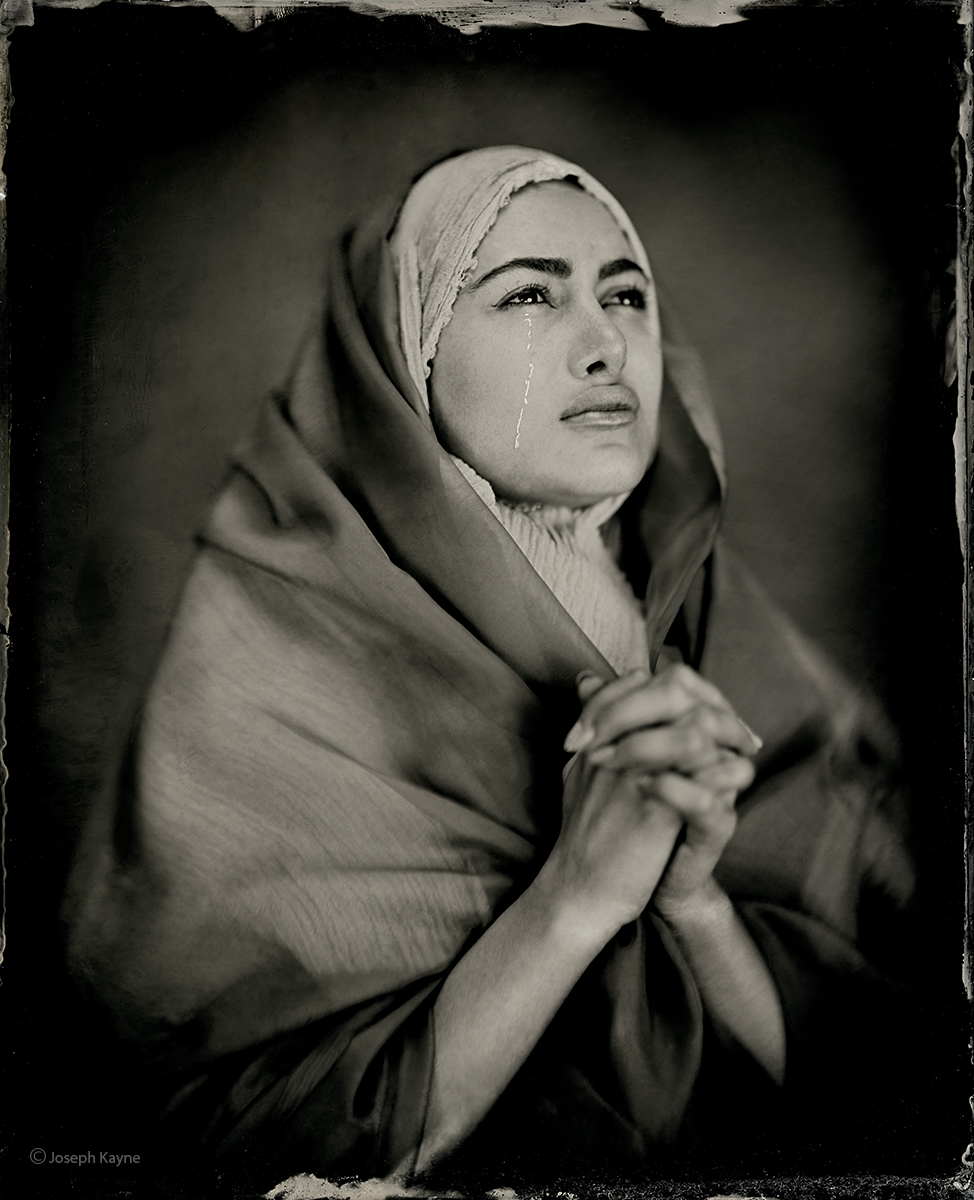 A Portrait Of The MadonnaWet Plate Collodion Tintype