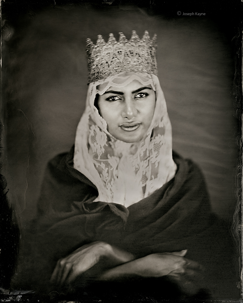 Portrait Of The MadonnaWet Plate Collodion Tintype