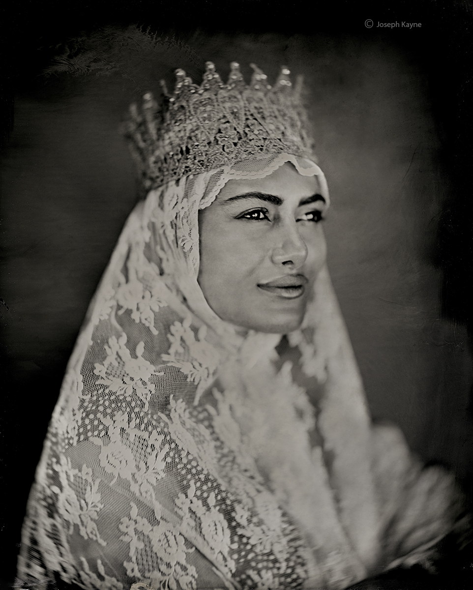 Portrait Of The MadonnaWet Plate Collodion Tintype