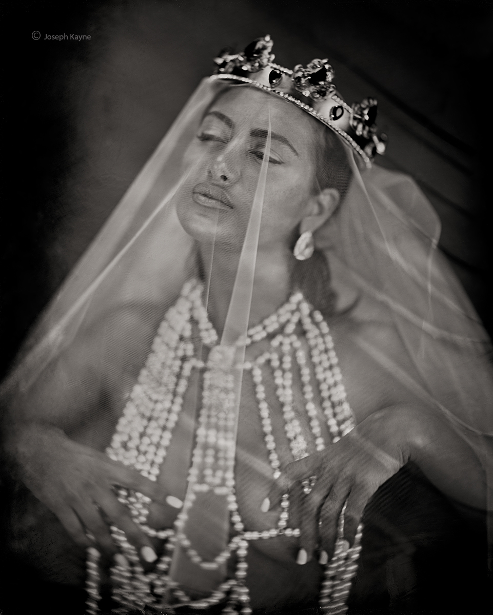 Portrait Of The MadonnaWet Plate Collodion Tintype