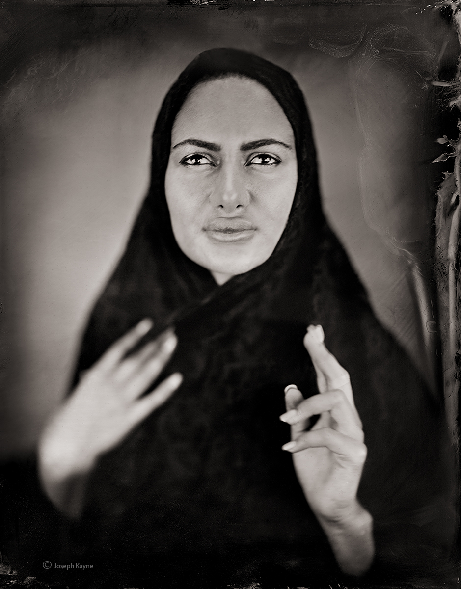 Portrait Of The MadonnaWet Plate Collodion Tintype
