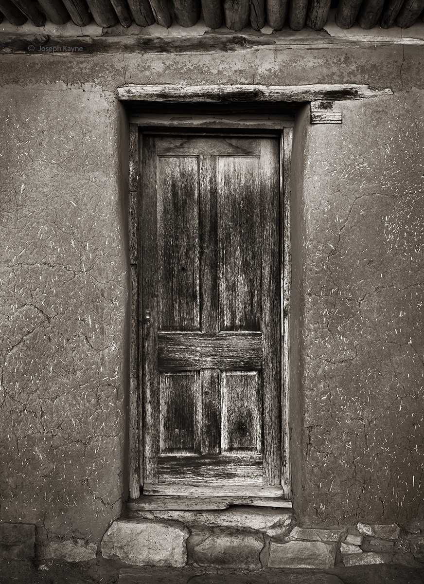 Old Door & Adobe Walls