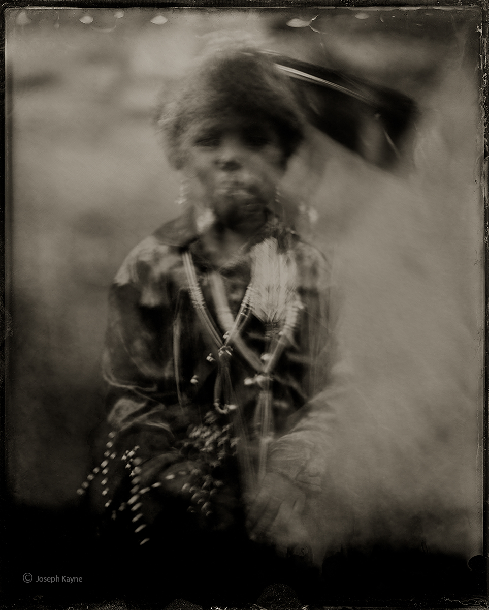 Keanu Towne, NavajoBorn To: Water Flows Together PeopleBorn For: Red Running Into The Water ClanWet Plate Collodion TintypePhoto...