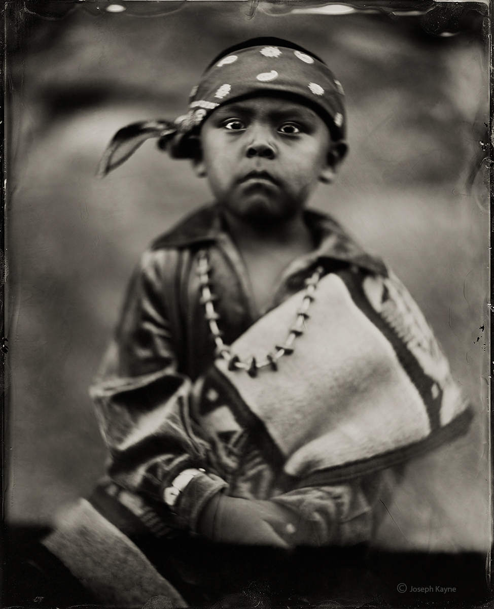 Mathus Winney, Navajo, Chinle, ArizonaBorn To: Within His Cover ClanBorn From: Mexican People ClanWet Plate Collodion TintypePhoto...