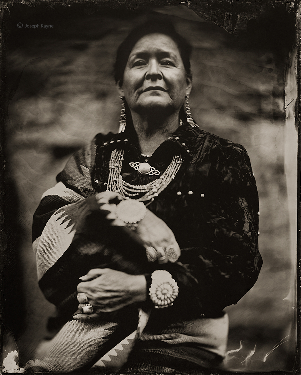 Delphine Ludlam, Navajo,Ganado, ArizonaBorn To: Towering House PeopleBorn For: Red Running Into The Water ClanWet Plate Collodion...
