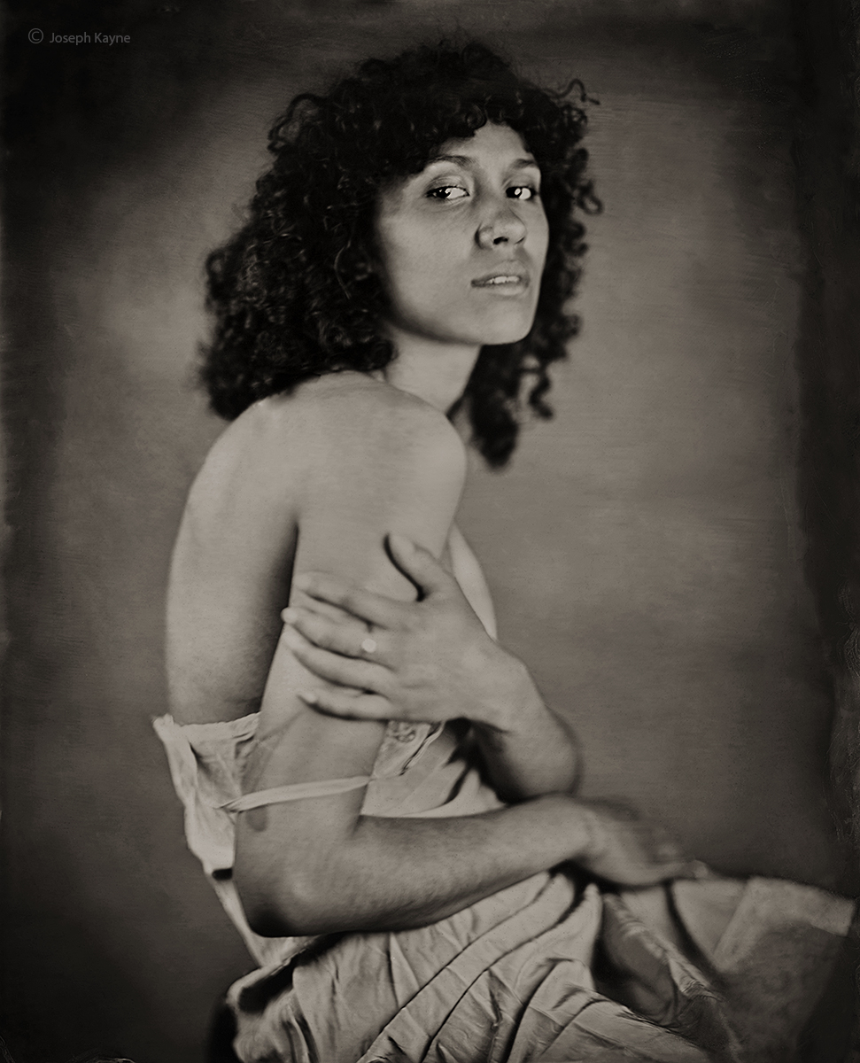 Wet Plate Collodion Tintype of Lena
