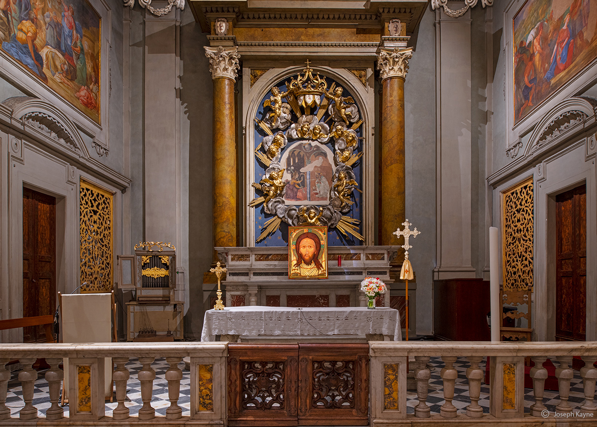 Small Church Interior,Florence, Italy