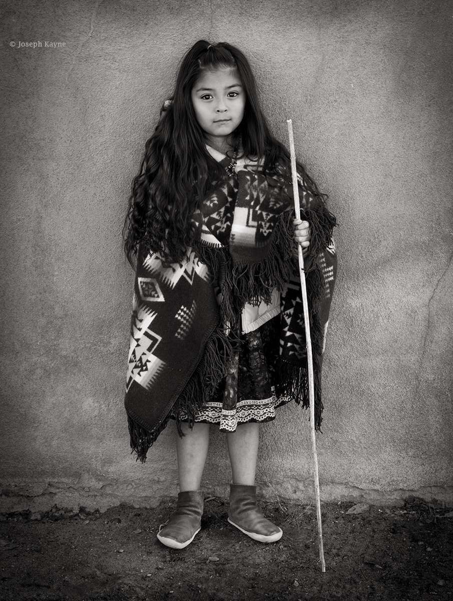 Ohkay Owingeh Pueblo Girl | Ohkay Owingeh Pueblo | Joseph Kayne Photography